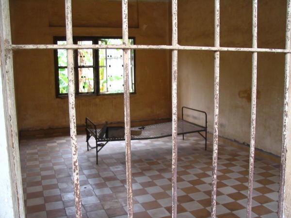 Inside S21 prison interrogation cell