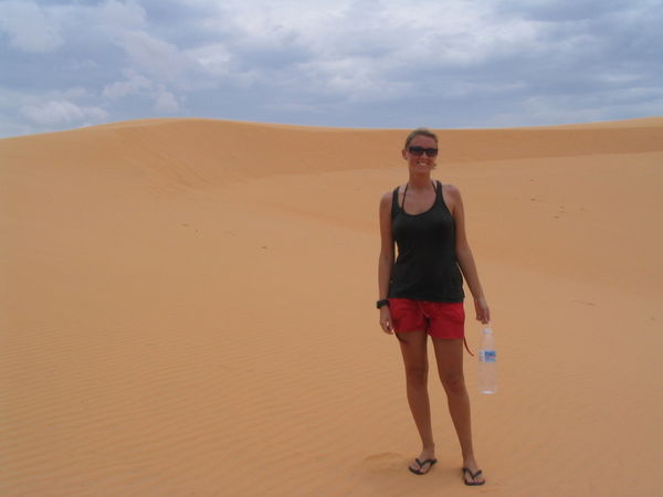 Donna at the dunes