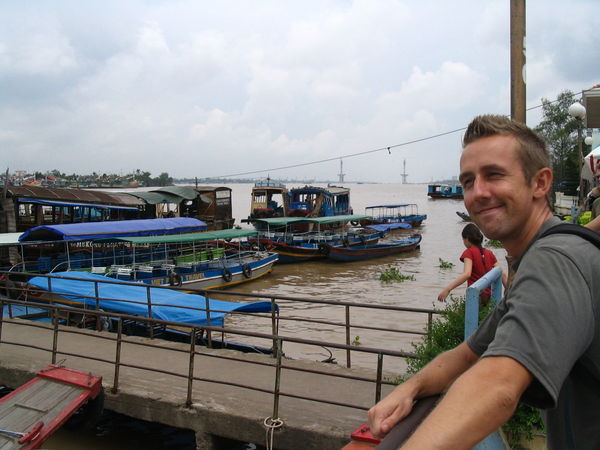 Neil at the Mekong Delta