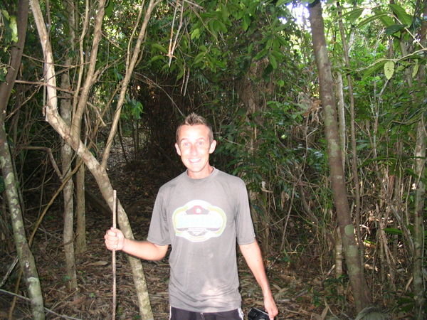 Neil enjoying his rainforest trek
