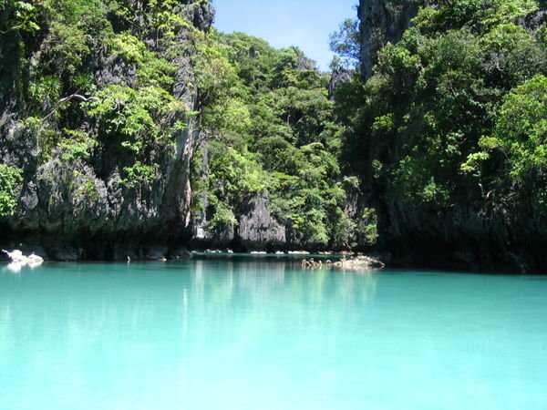 the even bluer (?) small lagoon