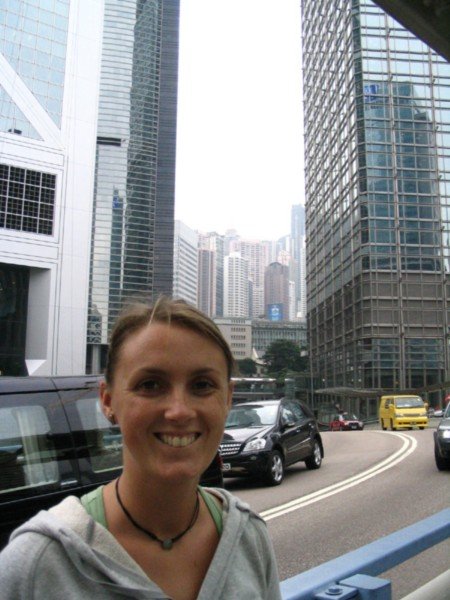 Donna in the Central area of Hong Kong