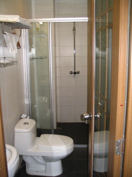 The great wet room bathroom in our ensuite!