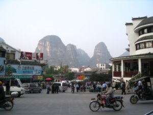 Typical Yangshou street scene