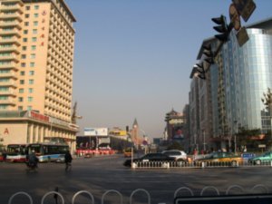 Shopping street in Beijing