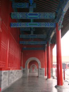 Forbidden city corridor