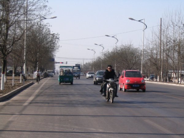 the road out of Pingyao