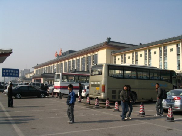 Xi'an train station...