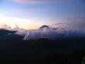 Sunrise over the volcanoes