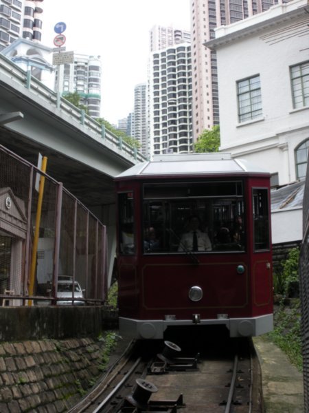 the Peak Tram