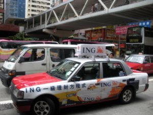 Hong Kong island taxi