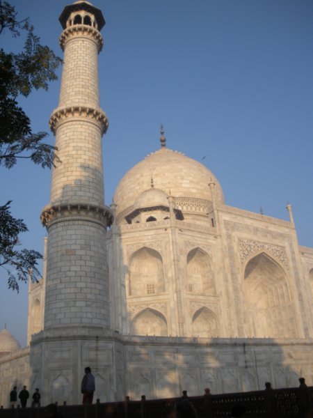 shadows on the Taj Mahal