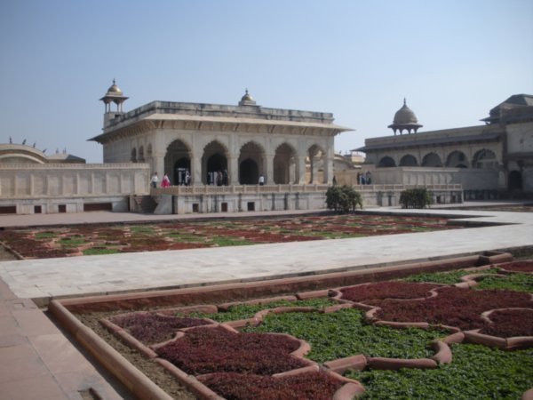 courtyard in Agra Fort