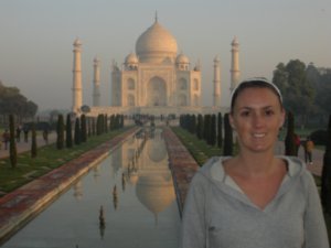 Donna at the Taj