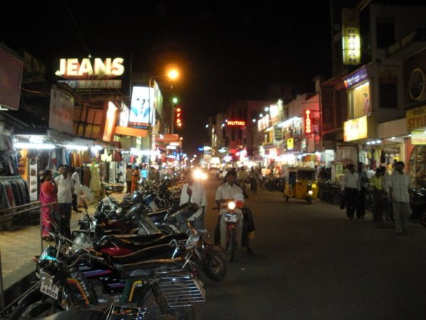Busy Pondicherry street