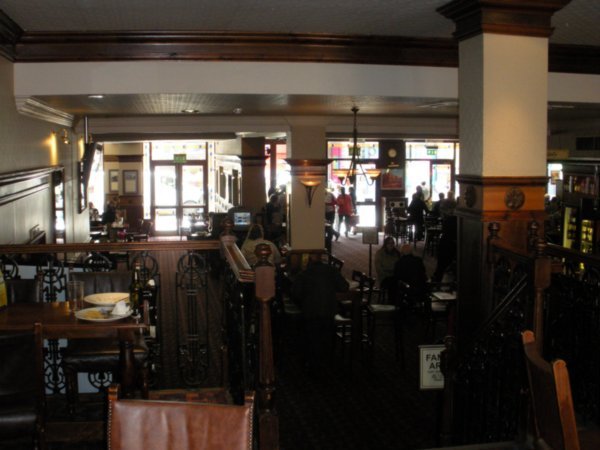 Inside the pub
