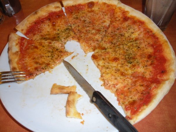 Pizza...a little bit disappointing!