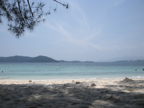 view from Mamutik beach