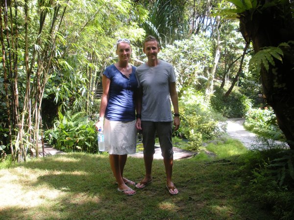 Us in the 'bamboo forest'
