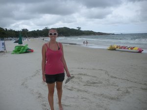 Donna on Sai Kaew beach