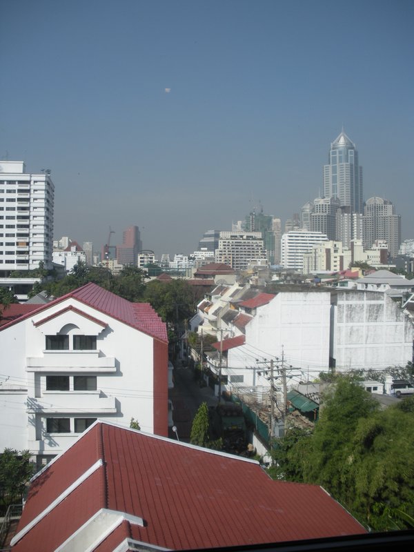 View from our room in Bangkok