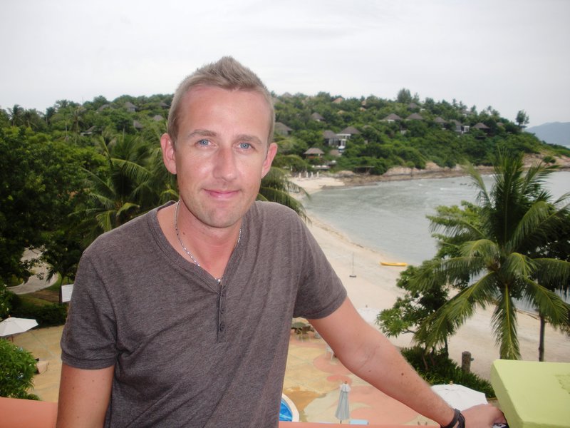 Neil overlooking Plai Laem beach