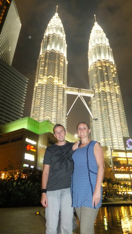 Us at the Petronas Towers