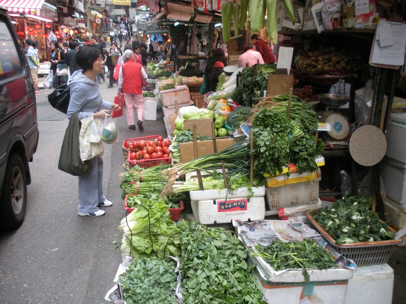 Veggies in the market