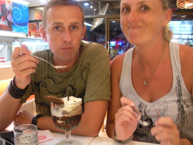 Us in ice cream heaven!