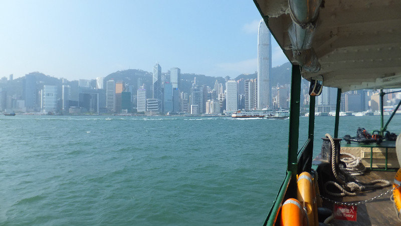 Hong Kong harbour from the Star Ferry