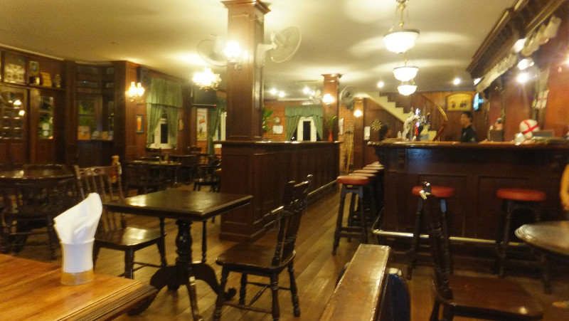 Inside the British pub