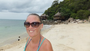 Donna on Sai Nuan beach