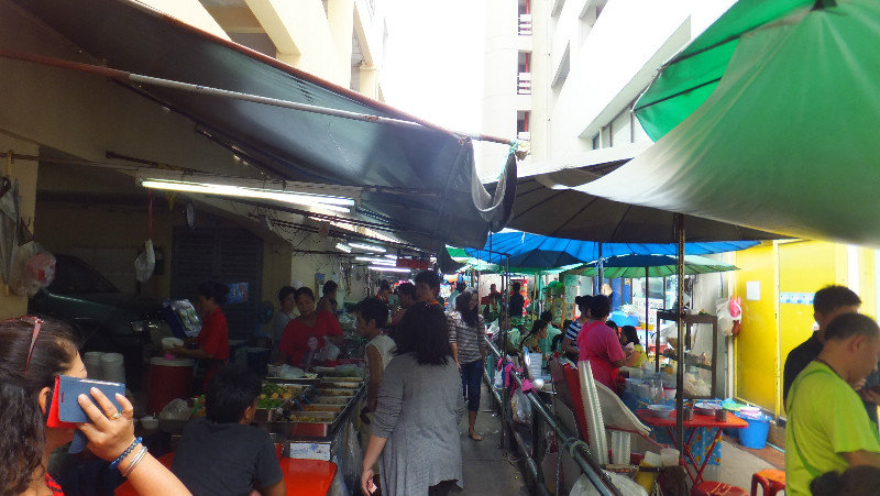 Food stalls at Pratunam