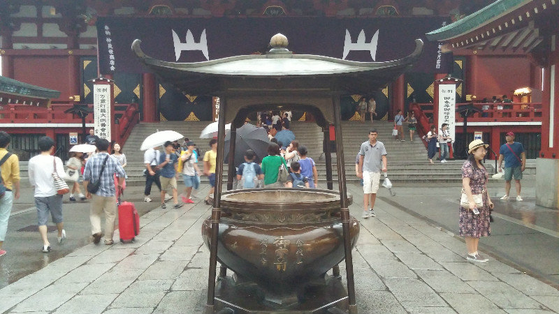 Senso-ji giant incense burner