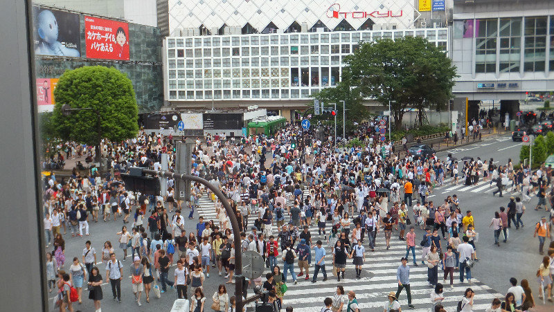 View of Shibuya from