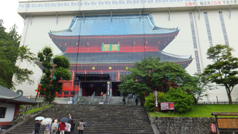 Rinnoji temple at Nikko under renovation unfortunately