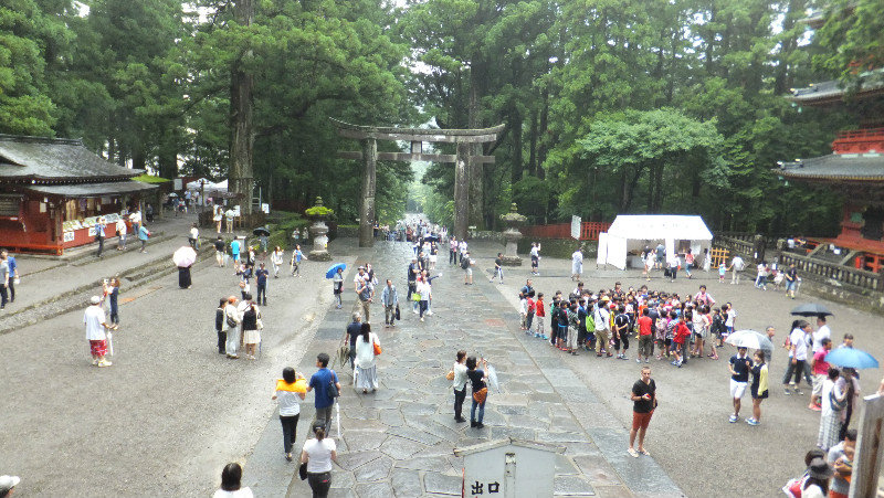 Courtyard area of Toshu-gu shrine