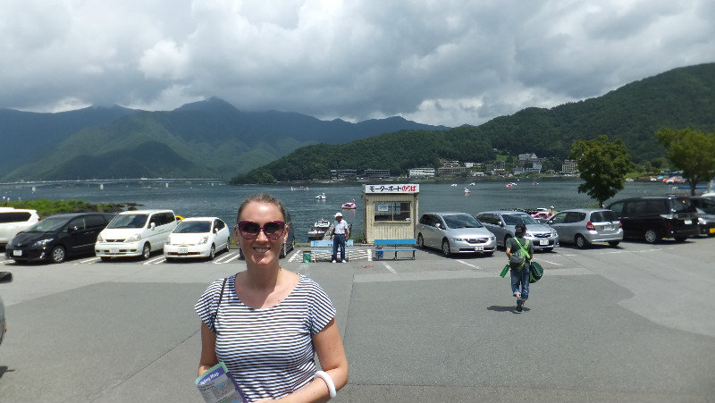 Donna at Lake Kawaguchiko