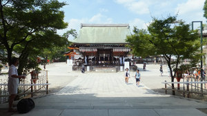 Dance stage at Yasaka shrine
