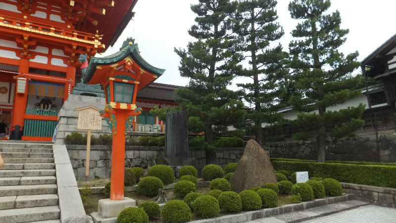 Arty shot of the entrance to Fushimi Inari