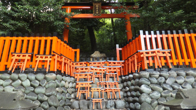 Little torii gate offerings
