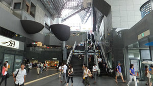 Inside JR Kyoto station