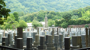 Japanese cemetery in Arashiyama
