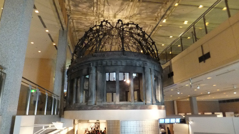Replica of the Genbaku Dōmu (better known as the A Bomb Dome)
