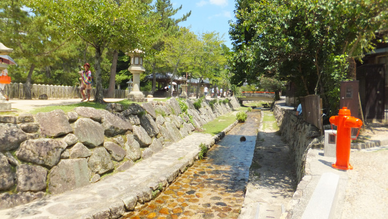 Waterway on Miyajima island