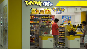 Pokemon store in Osaka airport