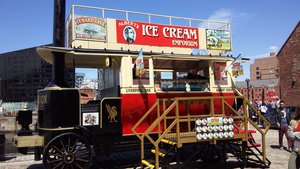 All aboard the ice cream train!
