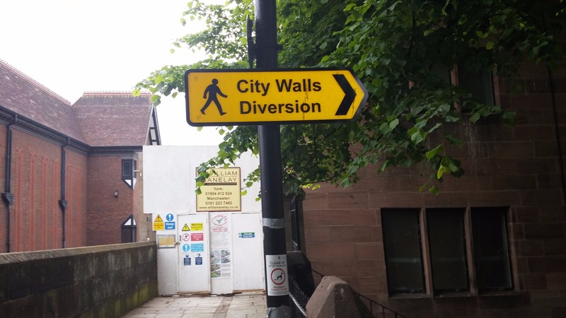 First time we have seen a city wall diversion!