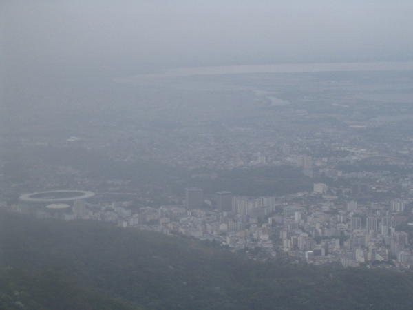 View of maracana from corcovado