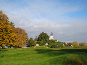 The caribou monument